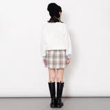 起毛チェックりぼんスカパン | F.O.Online Store | 詳細画像5