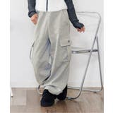 グレー | 裏起毛フロントネームカーゴパンツ | F.O.Online Store