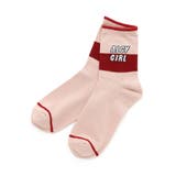 ピンク | 切替配色クルーソックス | F.O.Online Store