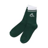 グリーン | Aロゴリブクルーソックス | F.O.Online Store