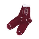 エンジ | サークルロゴクルーソックス | F.O.Online Store