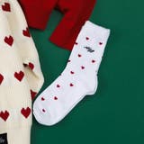 レッド | アソート総柄クルーソックス | F.O.Online Store