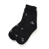 ブラック | モノグラムクルーソックス | F.O.Online Store