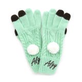 ミント | ポンポンスマホ対応手袋 | F.O.Online Store