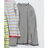 オフホワイト | ボーダーリブロンT | F.O.Online Store