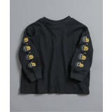 ブラック | WEB限定  袖イロイロプリントTシャツ | F.O.Online Store