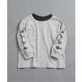 グレー | WEB限定  袖イロイロプリントTシャツ | F.O.Online Store