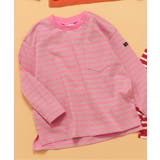 ピンク | WEB限定 無地ボーダー長袖Tシャツ | F.O.Online Store