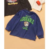 ネイビーブルー | WEB限定 カラバリプリント長袖Tシャツ | F.O.Online Store