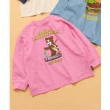ピンク | WEB限定 カラバリプリント長袖Tシャツ | F.O.Online Store