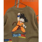 カーキ | 【リンク】ドラゴンボールコラボ モチーフトレーナー(キッズサイズ) | F.O.Online Store
