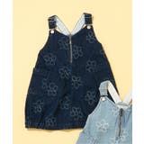 ネイビーブルー | フラワーデニムジャンスカ | F.O.Online Store