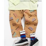 ベージュ | 防汚加工 くら寿司コラボ 総柄SUSHIパンツ  10分丈 | F.O.Online Store