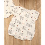 オレンジ | ねこ・うさぎガーゼロンパス | F.O.Online Store