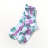 パープル | ロゴ・タイダイソックス | F.O.Online Store