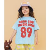 サックス | I'm Jelly ピグメント加工ロゴTシャツ | F.O.Online Store