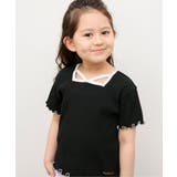 ブラック | 【リンク】前後2wayメロウリブTシャツ | F.O.Online Store