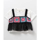 ブラック | クロシェ2プリントシャツ | F.O.Online Store