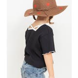 ブラック | 【リンク】前後どっちも着れる メロウリブTシャツ | F.O.Online Store