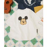 オフホワイト | 【リンク】ディズニーキャラクター/ラグランTシャツ(キッズサイズ) | F.O.Online Store