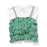 シャーリングギンガムチェック2Pトップス | F.O.Online Store | 詳細画像2