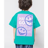 グリーン | WEB限定 バックプリントアップリケTシャツ | F.O.Online Store