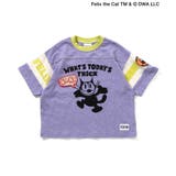 ラベンダー | 【フィリックス・ザ・キャット】ワッペンフットボールＴシャツ | F.O.Online Store