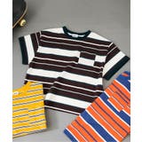 ブラウン | 【B NEW JACK】マルチボーダーTシャツ | F.O.Online Store
