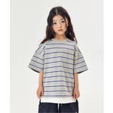 グレー | WEB限定 KUDOZ.B レイヤード先染めボーダーTシャツ | F.O.Online Store