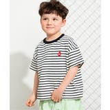 オフホワイト | ゆったりボーダーTシャツ | F.O.Online Store