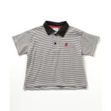 ブラック | ミジンボーダーポロシャツ | F.O.Online Store