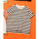 オフホワイト | WEB限定 無地ボーダーTシャツ | F.O.Online Store