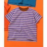 パープル | WEB限定 無地ボーダーTシャツ | F.O.Online Store