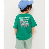 グリーン | WEB限定 バックロゴ&ネオンモチーフTシャツ | F.O.Online Store