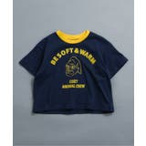 WEB限定  リンガー配色アニマルカレッジTシャツ | F.O.Online Store | 詳細画像1 