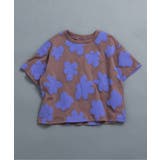 ブラウン | WEB限定  レトロ総柄Tシャツ | F.O.Online Store