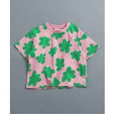 サーモンピンク | WEB限定  レトロ総柄Tシャツ | F.O.Online Store