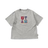 グレー | WEB限定 【リンク】ロゴアップリケTシャツ | F.O.Online Store