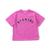 パープル | WEB限定 【リンク】ロゴアップリケTシャツ | F.O.Online Store