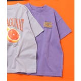 パープル | WEB限定 カラバリプリントTシャツ | F.O.Online Store