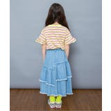 WEB限定  袖フリルボーダーTシャツ | F.O.Online Store | 詳細画像16 