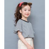 オフホワイト | WEB限定  袖フリルボーダーTシャツ | F.O.Online Store