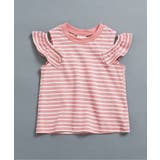 ピンク | WEB限定 オープンショルダーフリルTシャツ | F.O.Online Store