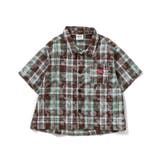 B NEWJACK ケミカルプリントチェックシャツ | F.O.Online Store | 詳細画像2 