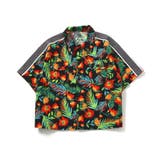 【B NEW JACK】サイドライン総柄シャツ | F.O.Online Store | 詳細画像2