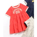 レッド | 【リンク】3色3柄カレッジティアードワンピース | F.O.Online Store
