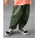 カーキ | 【B NEW JACK】ワイドタック長パンツ | F.O.Online Store