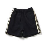 ブラック | WEB限定  ラインハーフパンツ  4分丈 | F.O.Online Store