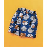 ネイビーブルー | BREEZY CATS 総柄パンツ  4分丈 | F.O.Online Store