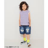 WEB限定  ダメージデニムハーフパンツ  5分丈 | F.O.Online Store | 詳細画像3 